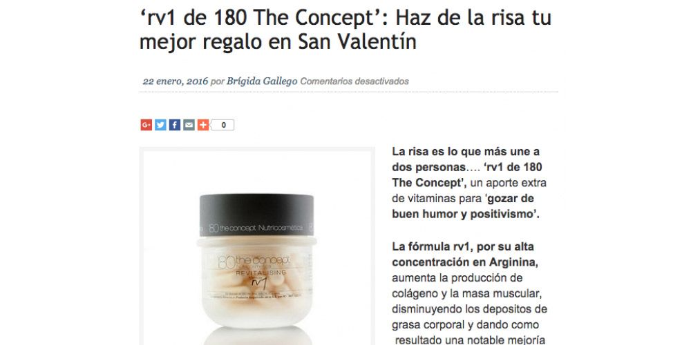rv1 de 180 the concept nutricosmética por San Valentín