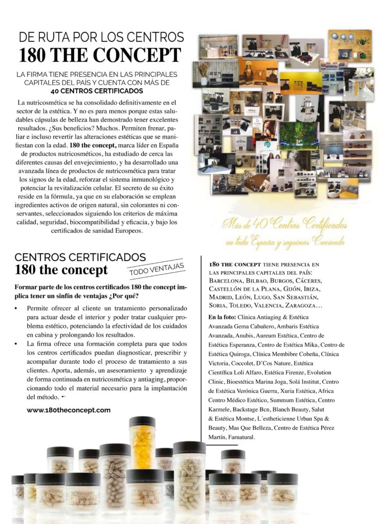 centros Certificados 180 the concept en Nueva estética